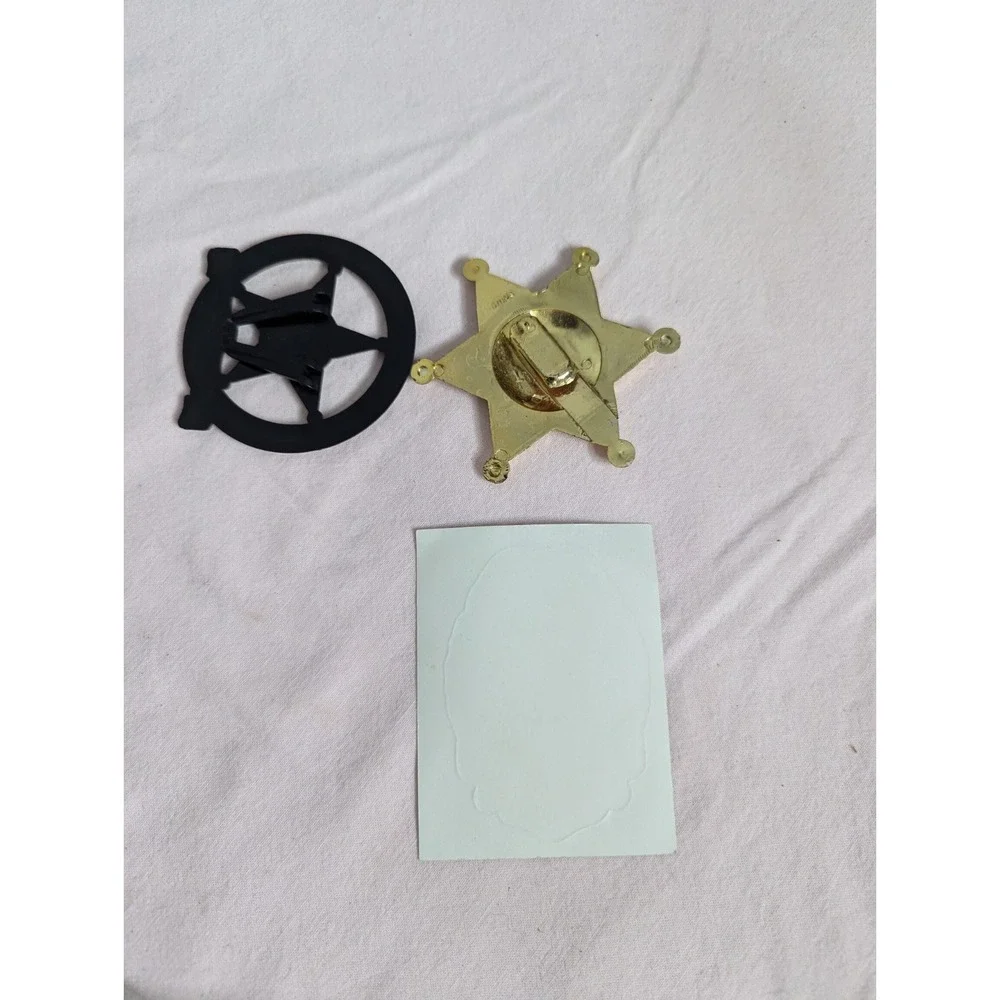 3 lot Junior police officer deputy plastic toy sticker Kissimmee Osceola County
